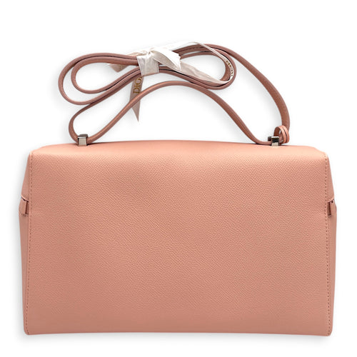 L27 Pink Crossbody Bag in Calfskin Silver hardware