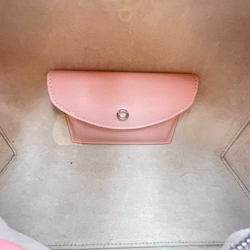 L27 Pink Crossbody Bag in Calfskin Silver hardware