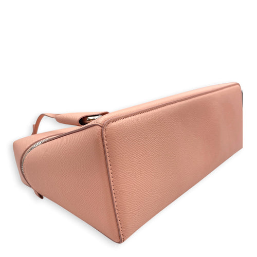 L27 Pink Crossbody Bag in Calfskin Silver hardware
