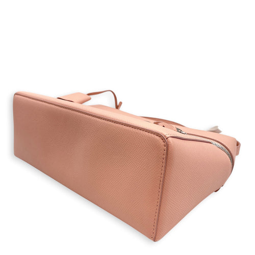 L27 Pink Crossbody Bag in Calfskin Silver hardware