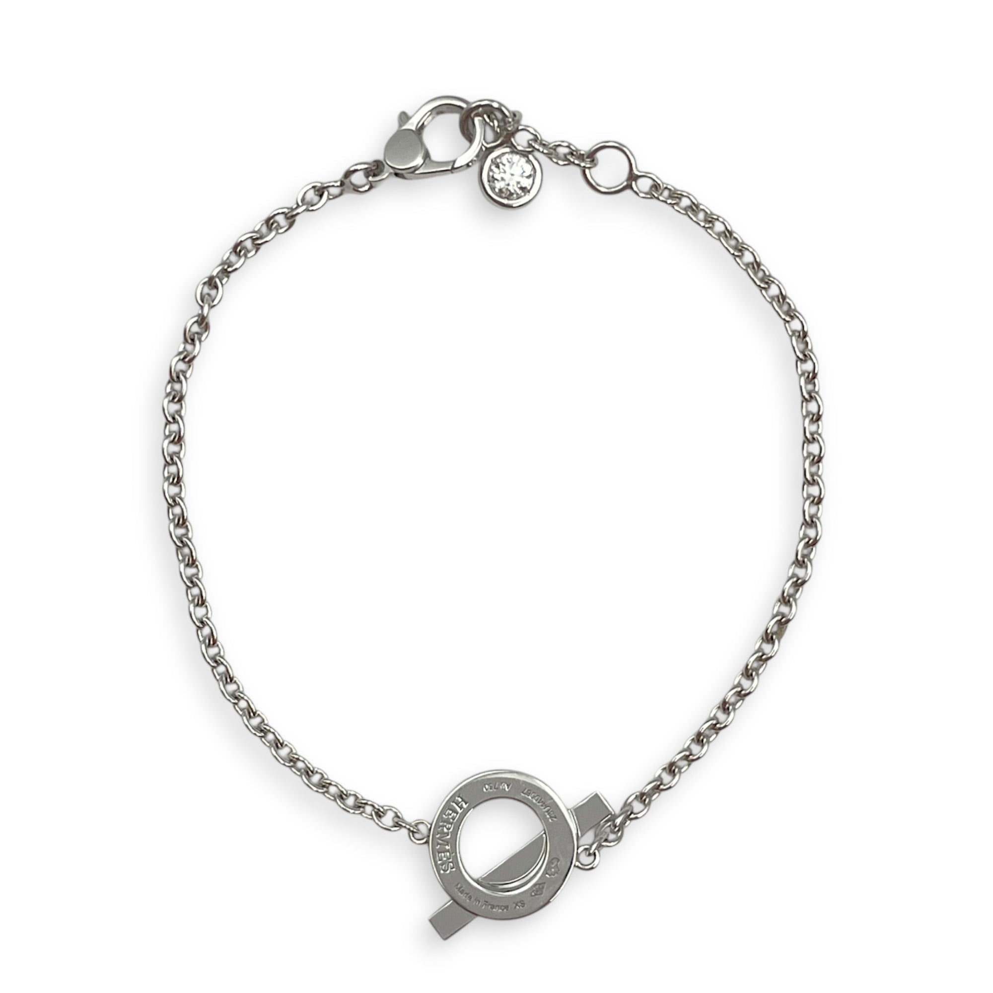 Finesse 18 Diamonds, 0.55 Carat XS Bracelet in White Gold Hardware CL2603-20397 2