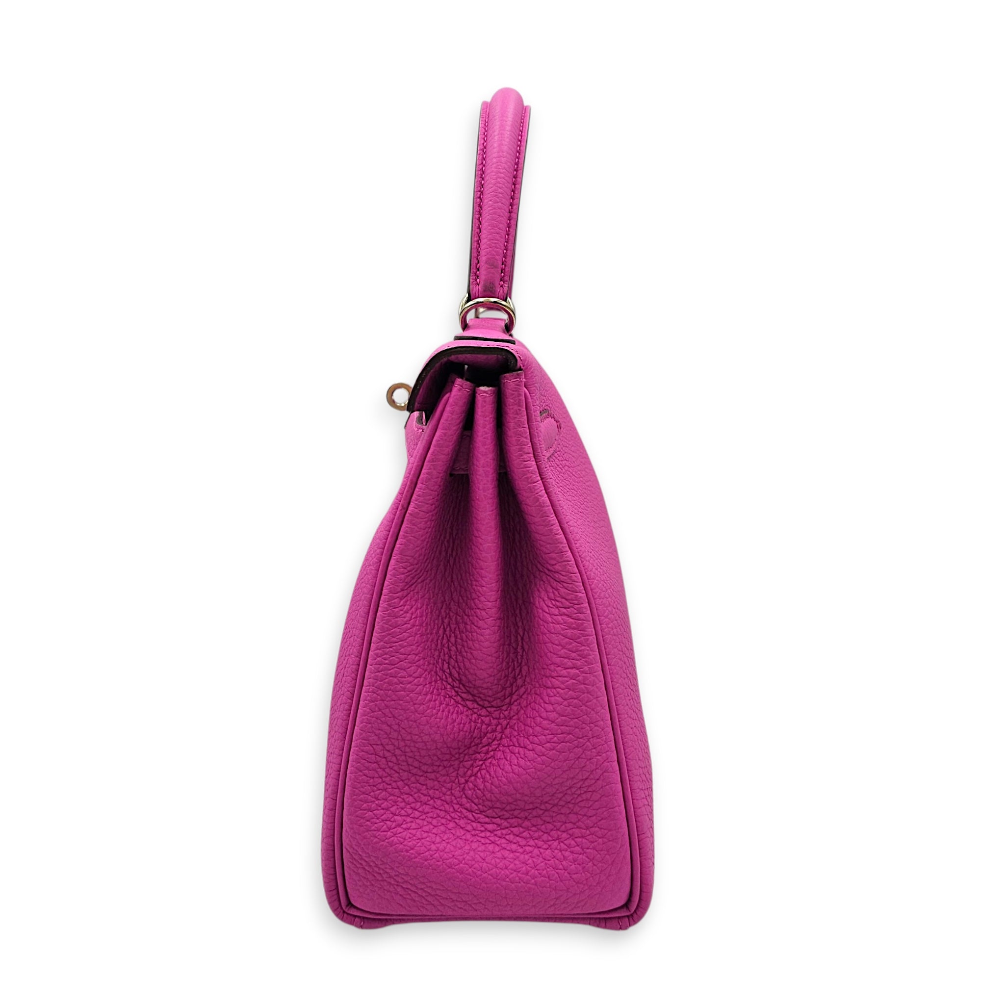 Kelly 25 Magnolia in Togo Palladium hardware CL2603-20401 4