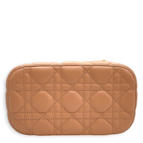 Diortravel Small Nude Vanity Case in Calfskin Gold hardware CL2603-20403 5
