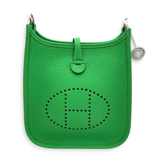 Evelyne Mini Vert Comics in Clemence Palladium hardware CL2603-20410 1