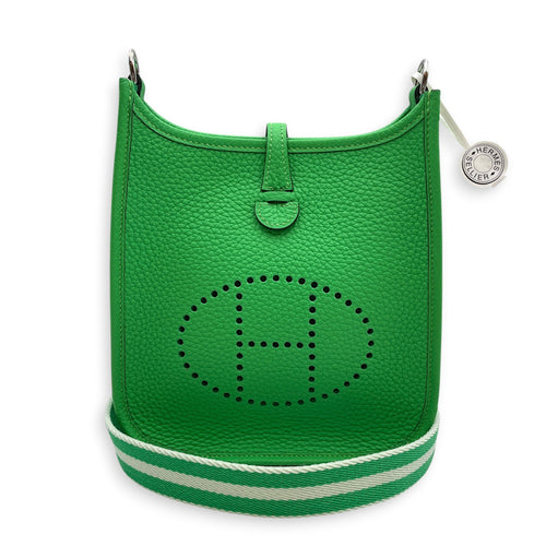 Evelyne Mini Vert Comics in Clemence Palladium hardware CL2603-20410 3