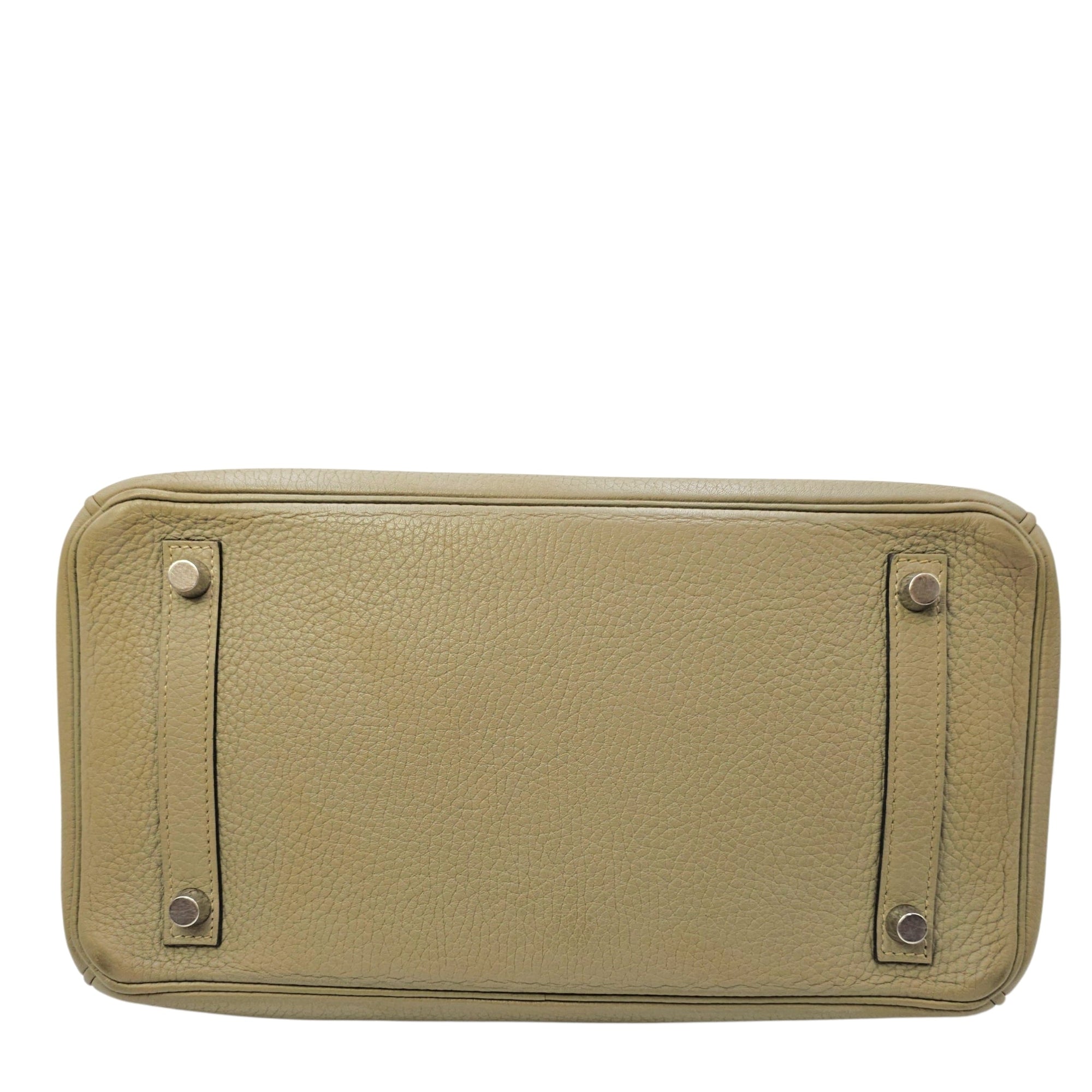 Birkin 30 Sauge in Clemence Palladium hardware CL2603-20423 5