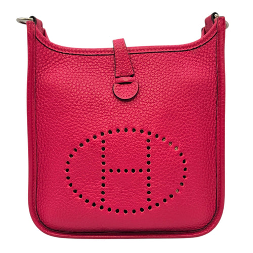 Evelyne Mini Framboise in Clemence Palladium hardware CL2603-20426 1