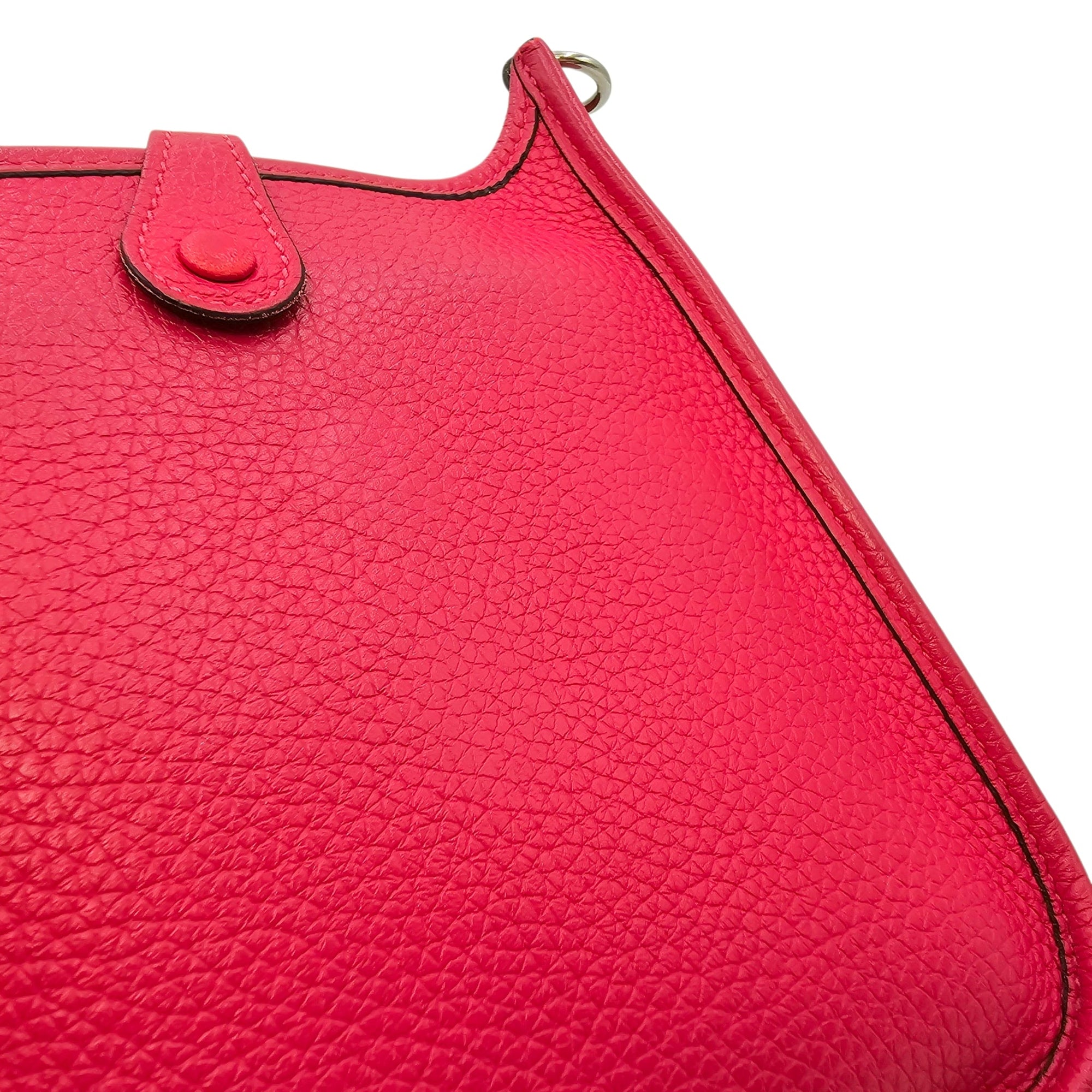 Evelyne Mini Framboise in Clemence Palladium hardware CL2603-20426 10