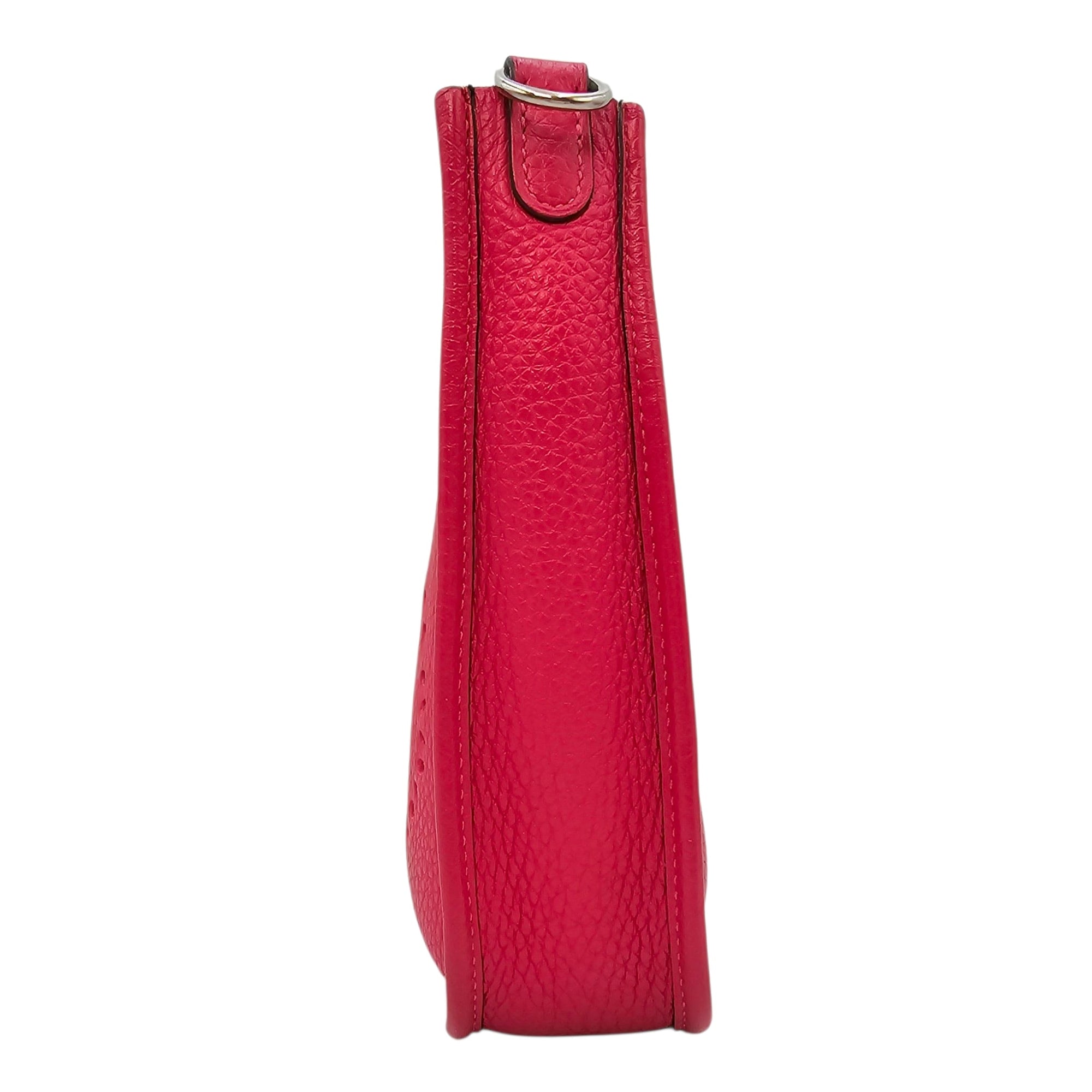 Evelyne Mini Framboise in Clemence Palladium hardware CL2603-20426 4