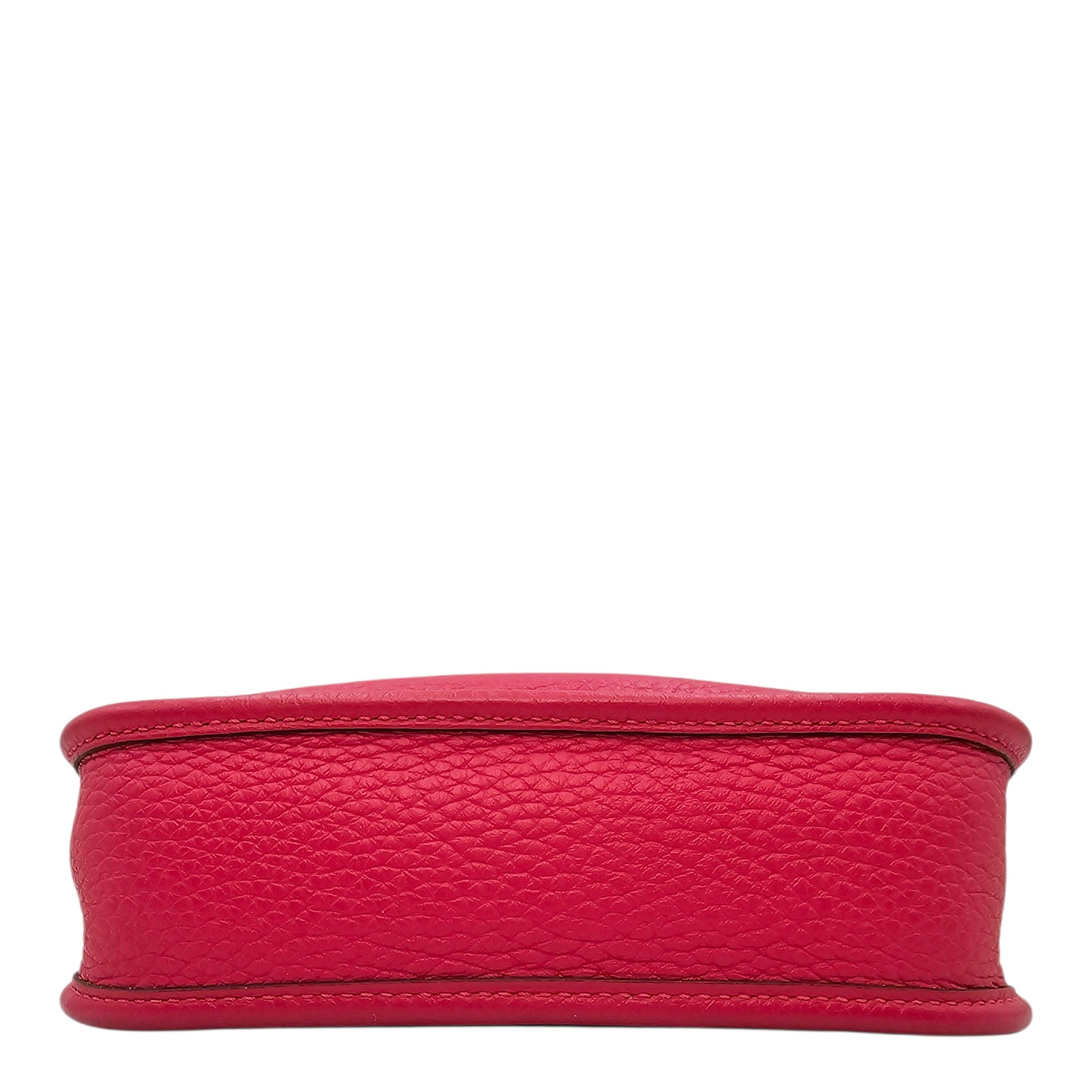 Evelyne Mini Framboise in Clemence Palladium hardware CL2603-20426 5