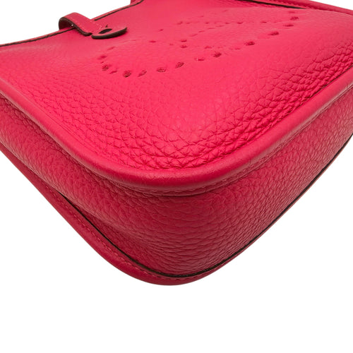 Evelyne Mini Framboise in Clemence Palladium hardware CL2603-20426 7