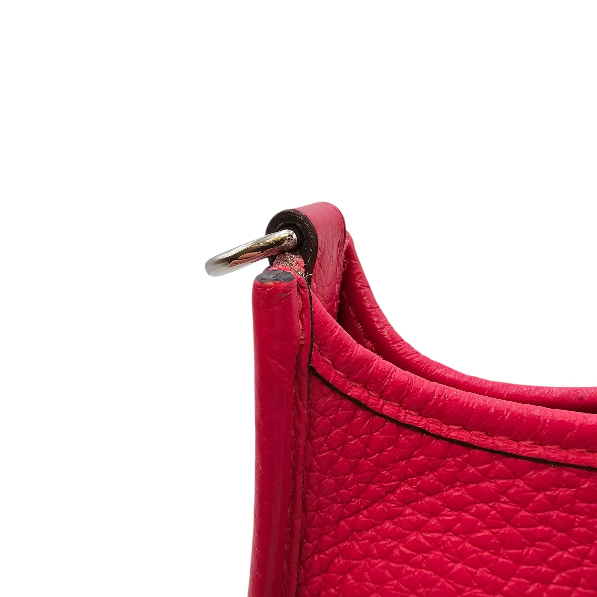 Evelyne Mini Framboise in Clemence Palladium hardware CL2603-20426 8