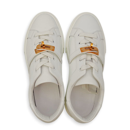 Day 37 Blanc Sneakers in Calfskin Rose Gold hardware CL2603-20432 1