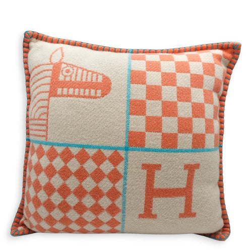 Avalon Animaux Nattes Pillow Corail Homeware CL2603-20433 2