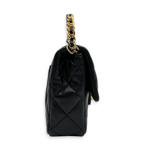 Quilted Timeless Classique Black Crossbody Bag in Lambskin Gold hardware CL2603-20449 3
