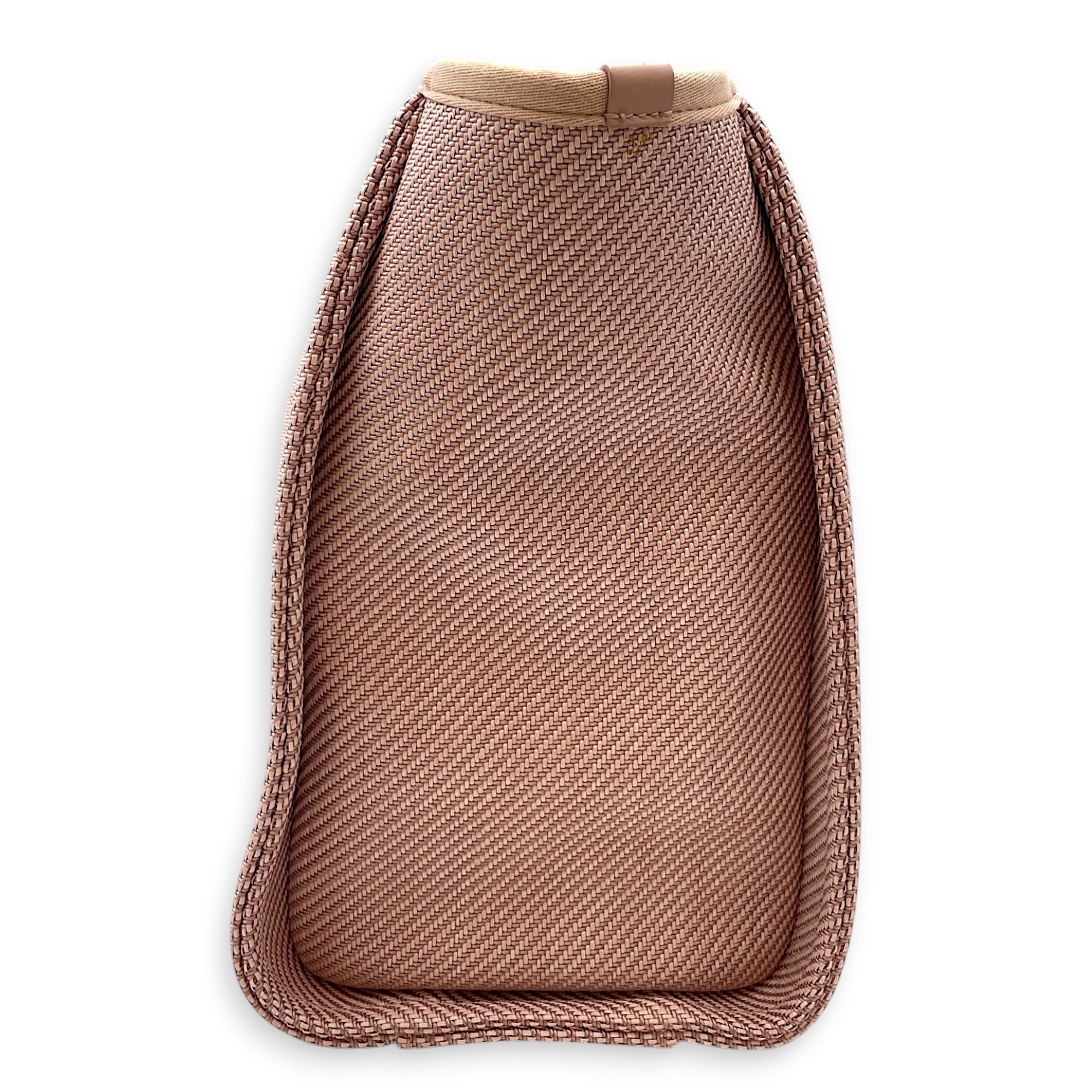 Deauville Tote 34 cm Small Pink Shoulder Bag in Canvas Gold hardware