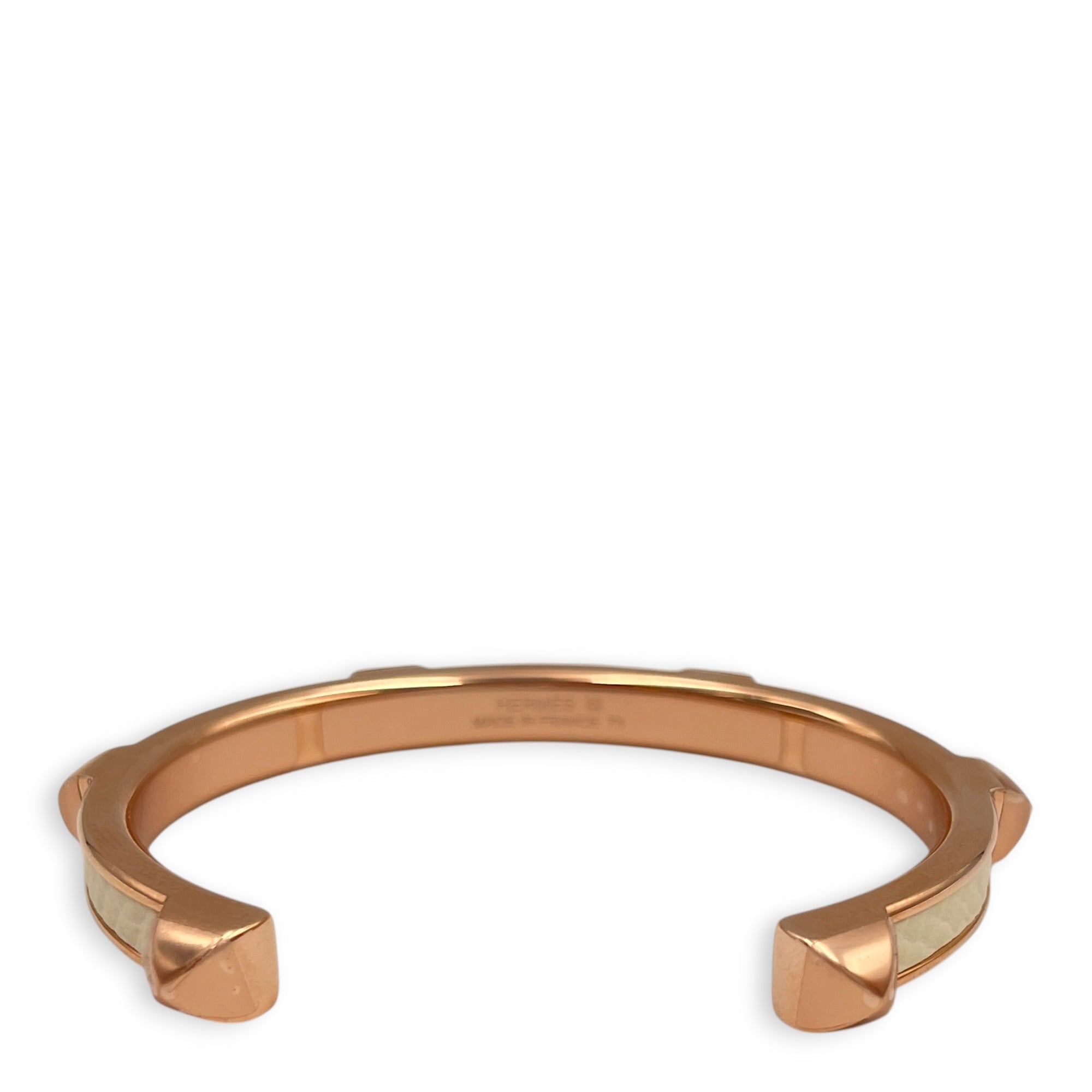 Athena T1 Craie Bracelet in Epsom Rose Gold hardware CL2603-20467 2
