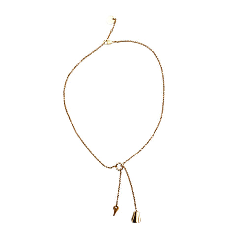 Kelly Clochette Small Model Necklace in Rose Gold Hardware CL2603-20469 1