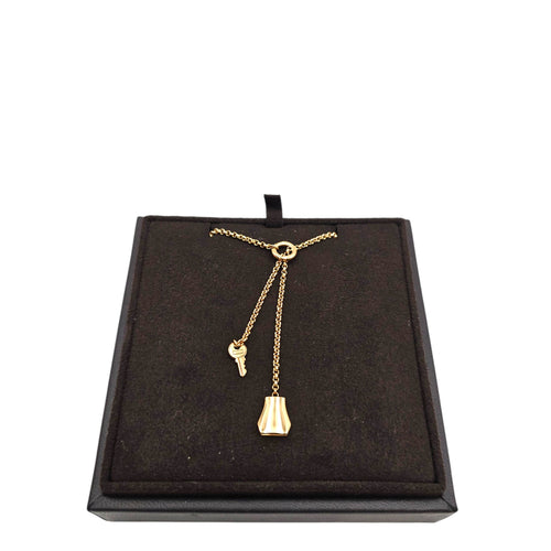 Kelly Clochette Small Model Necklace in Rose Gold Hardware CL2603-20469 2