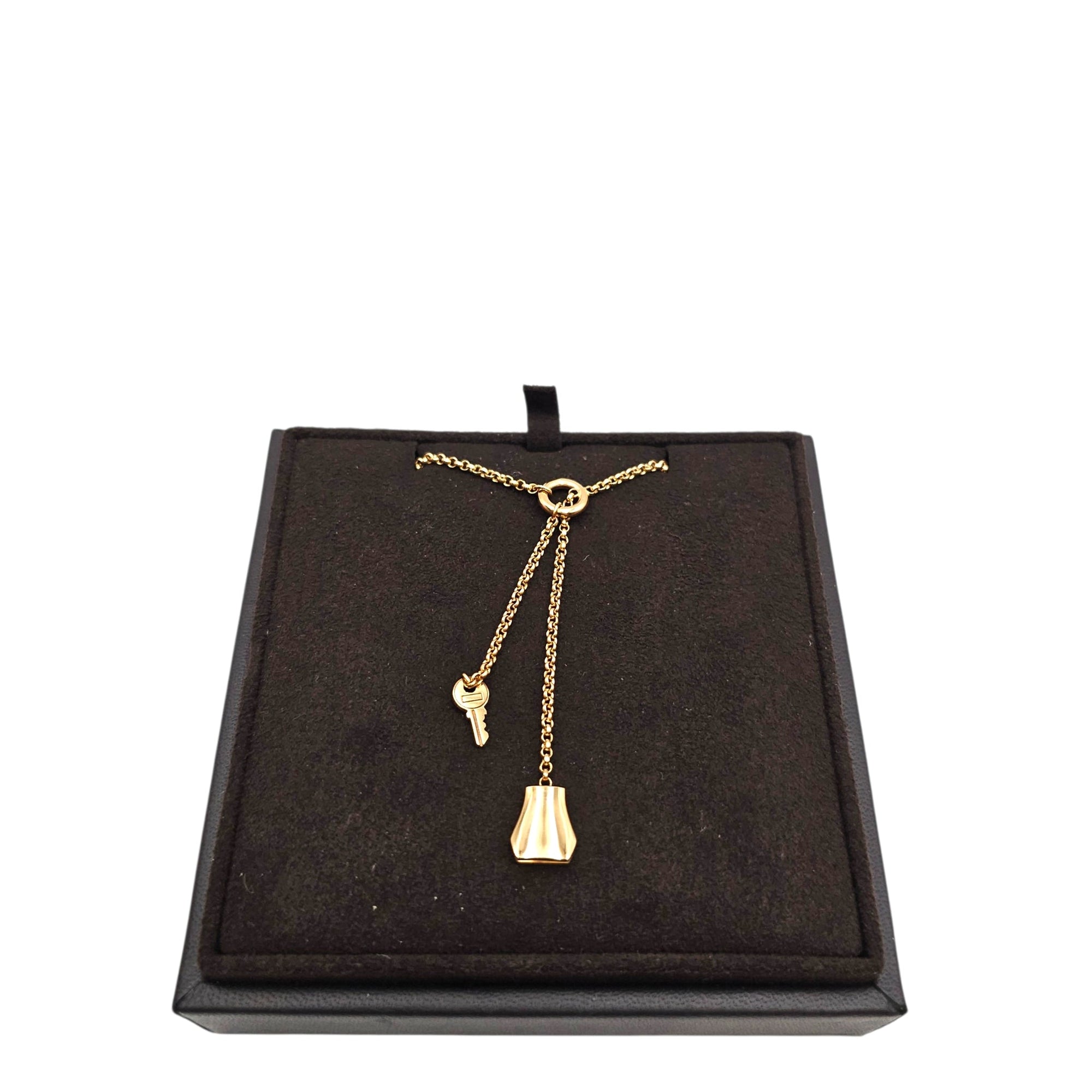 Kelly Clochette Small Model Necklace in Rose Gold Hardware CL2603-20469 2