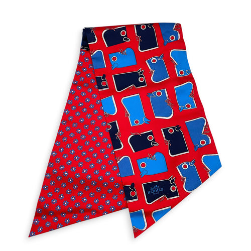 Camails Fleuri Maxi Rouge/Cobalt/Marine Twilly Cut CL2603-20480 1