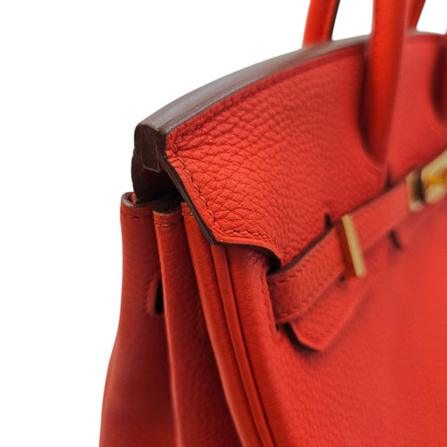 Birkin 25 Capucine in Togo Gold hardware