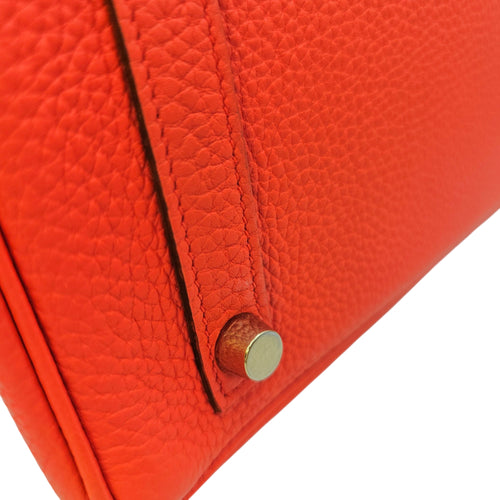Birkin 25 Capucine in Togo Gold hardware