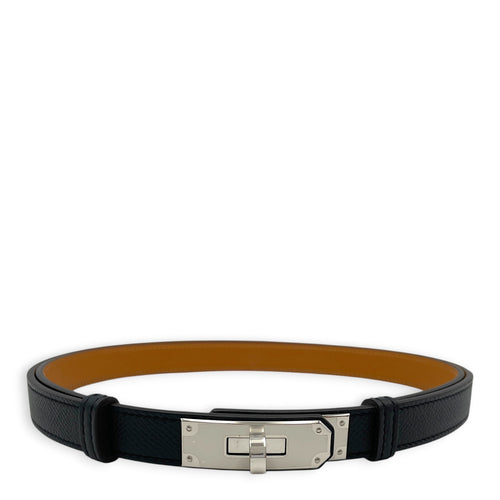 Kelly 18 Belt Black Belt in Epsom Palladium hardware