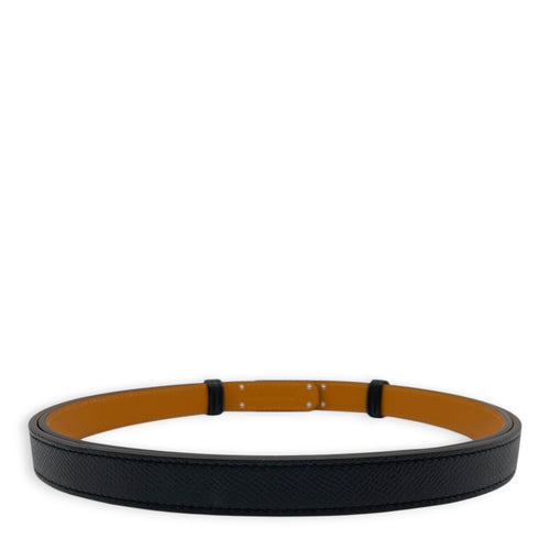Kelly 18 Belt Black Belt in Epsom Palladium hardware