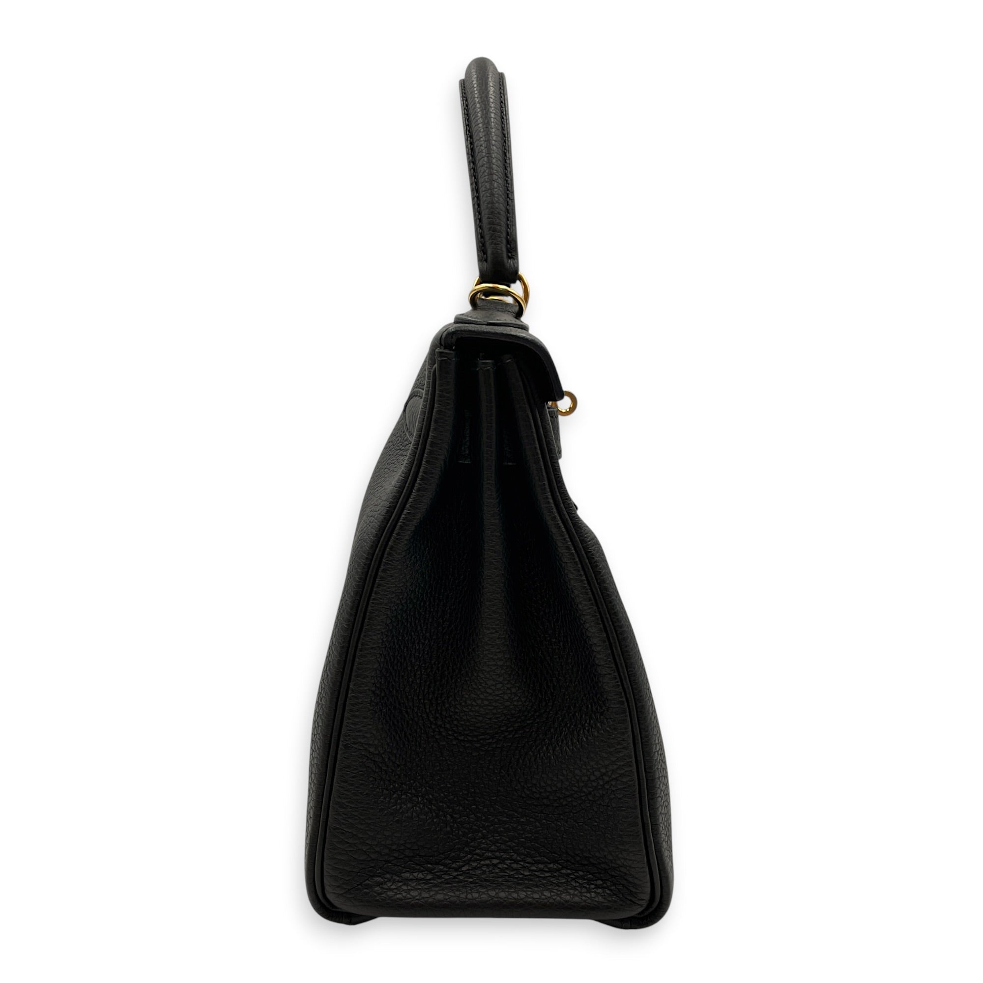 Kelly 28 Black in Togo Gold hardware CL2603-20493 3