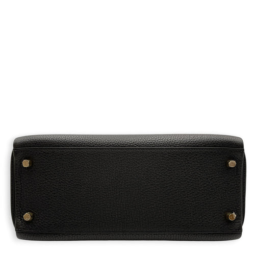 Kelly 28 Black in Togo Gold hardware CL2603-20493 5