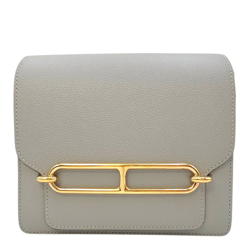 Roulis Mini Blue Glacier in Evercolor Permabrass hardware CL2603-20497 1