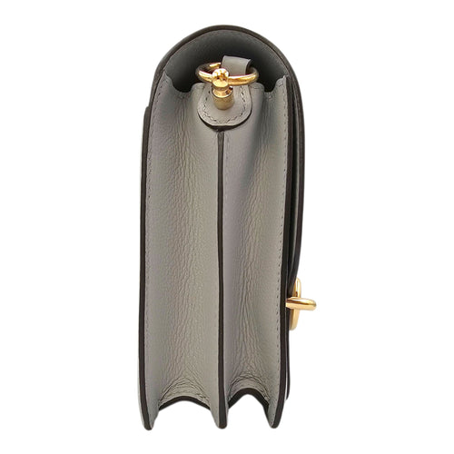 Roulis Mini Blue Glacier in Evercolor Permabrass hardware CL2603-20497 4