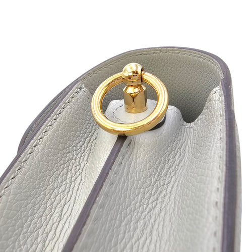 Roulis Mini Blue Glacier in Evercolor Permabrass hardware CL2603-20497 9