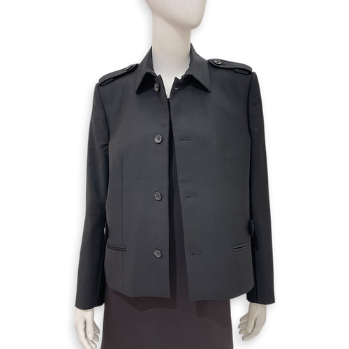 Jacket Size 46 Black Ready-To-Wear in Wool