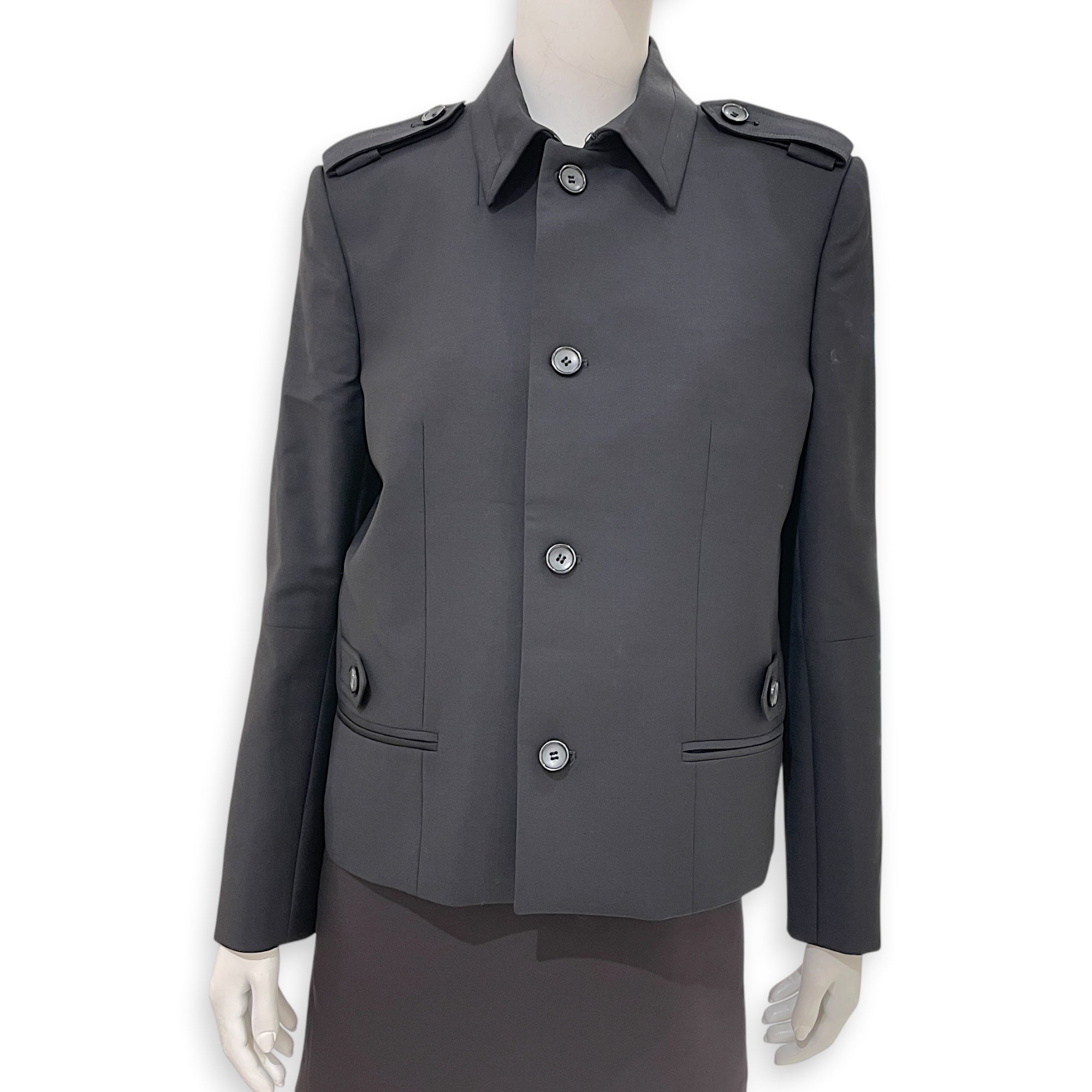 Jacket Size 46 Black Ready-To-Wear in Wool CL2603-20498 2