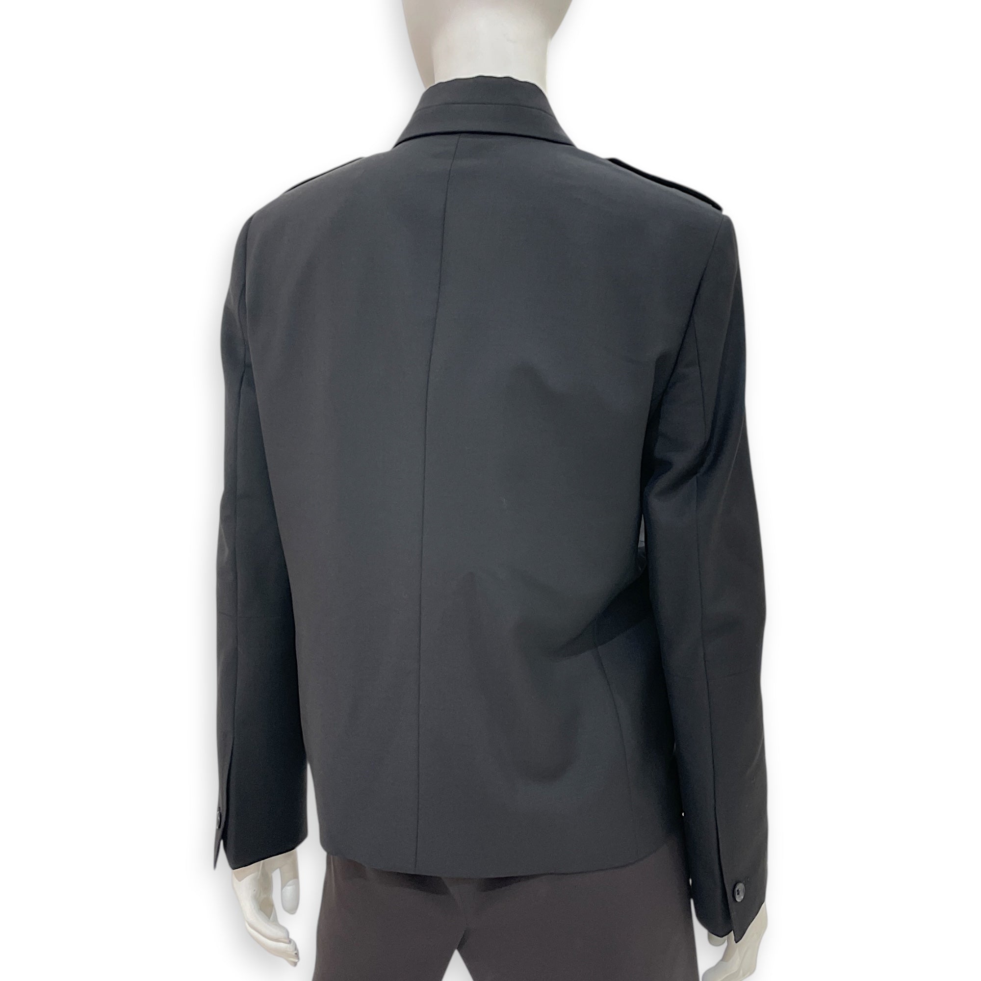 Jacket Size 46 Black Ready-To-Wear in Wool