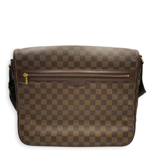 Damier Ebene Spencer Brown Messenger in Coated Canvas Gold hardware CL2603-20506 1