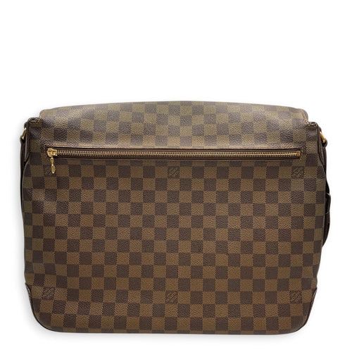 Damier Ebene Spencer Brown Messenger in Coated Canvas Gold hardware CL2603-20506 2