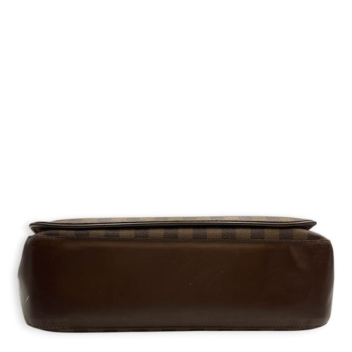 Damier Ebene Spencer Brown Messenger in Coated Canvas Gold hardware CL2603-20506 5