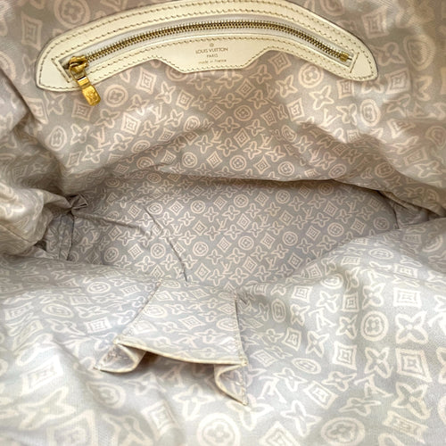 Tahitienne Cabas GM 38 Pink Shoulder Bag in Canvas Gold hardware
