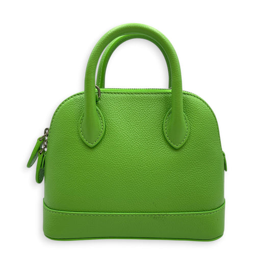 Ville XXS Green Top Handle Bag in Calfskin Silver hardware CL2603-20510 2