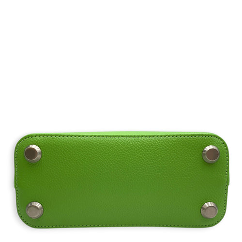 Ville XXS Green Top Handle Bag in Calfskin Silver hardware CL2603-20510 5