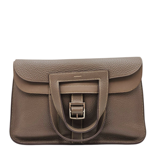 Halzan 31 Etoupe in Clemence Palladium hardware