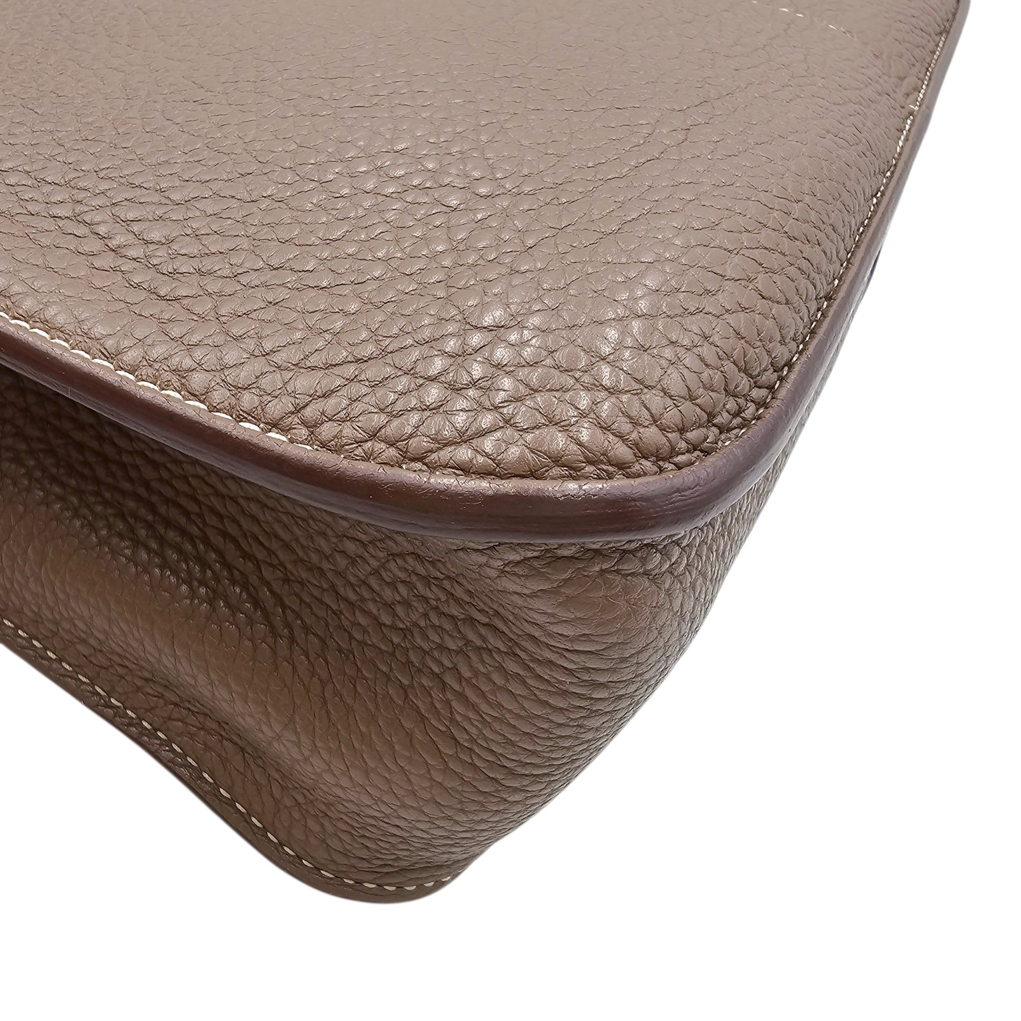 Halzan 31 Etoupe in Clemence Palladium hardware