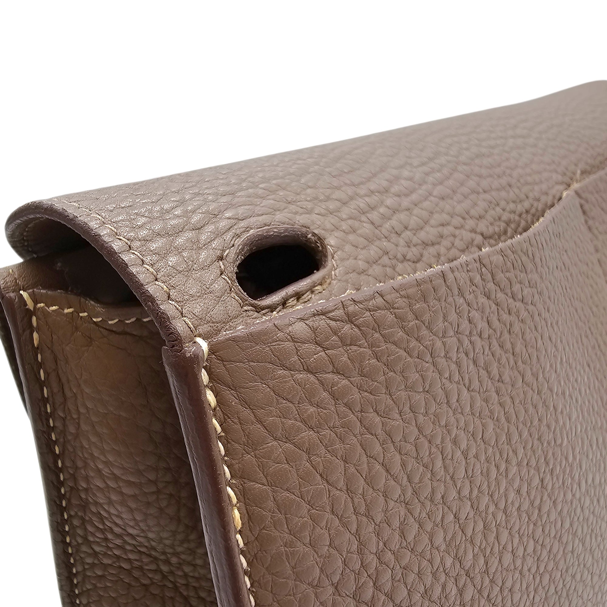 Halzan 31 Etoupe in Clemence Palladium hardware