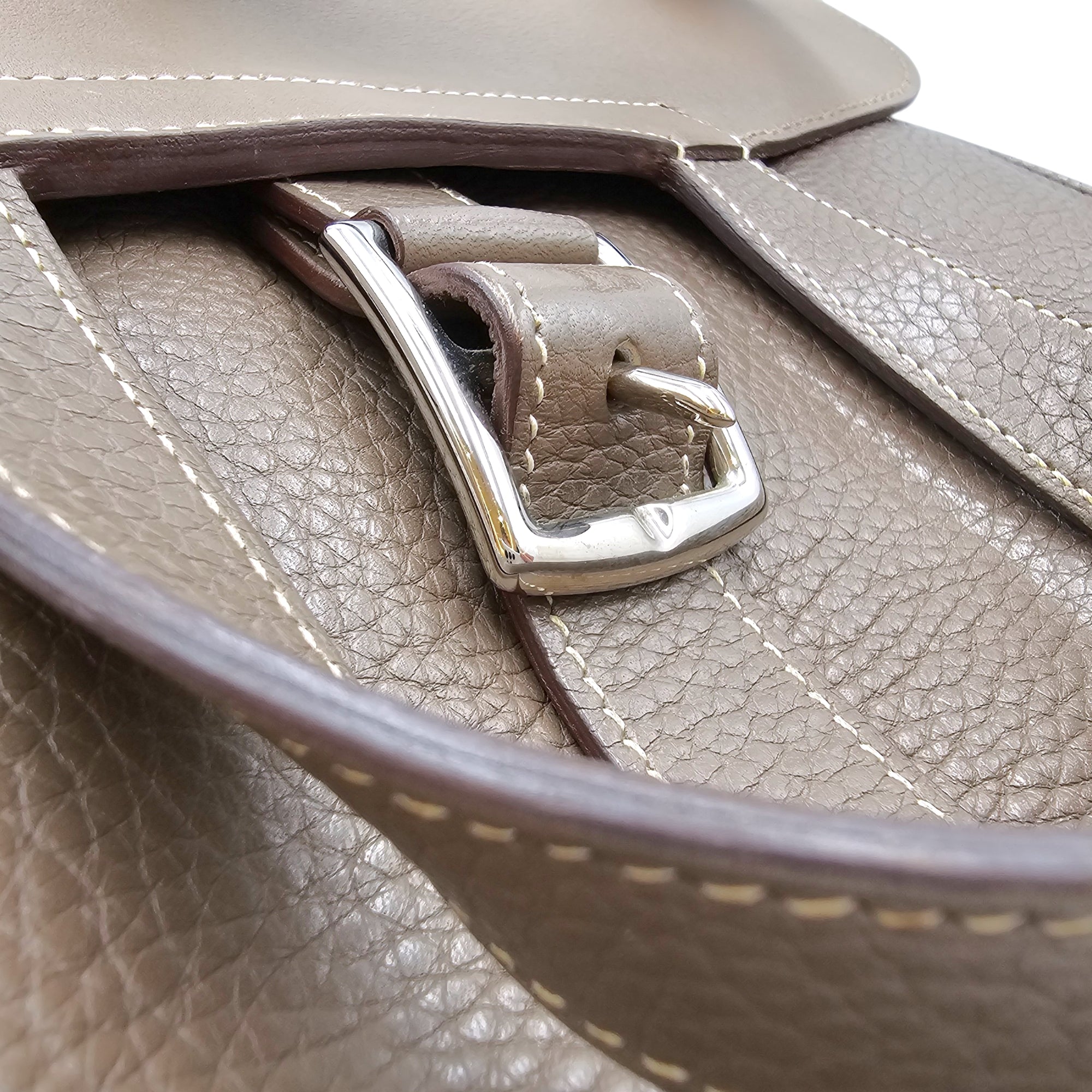 Halzan 31 Etoupe in Clemence Palladium hardware