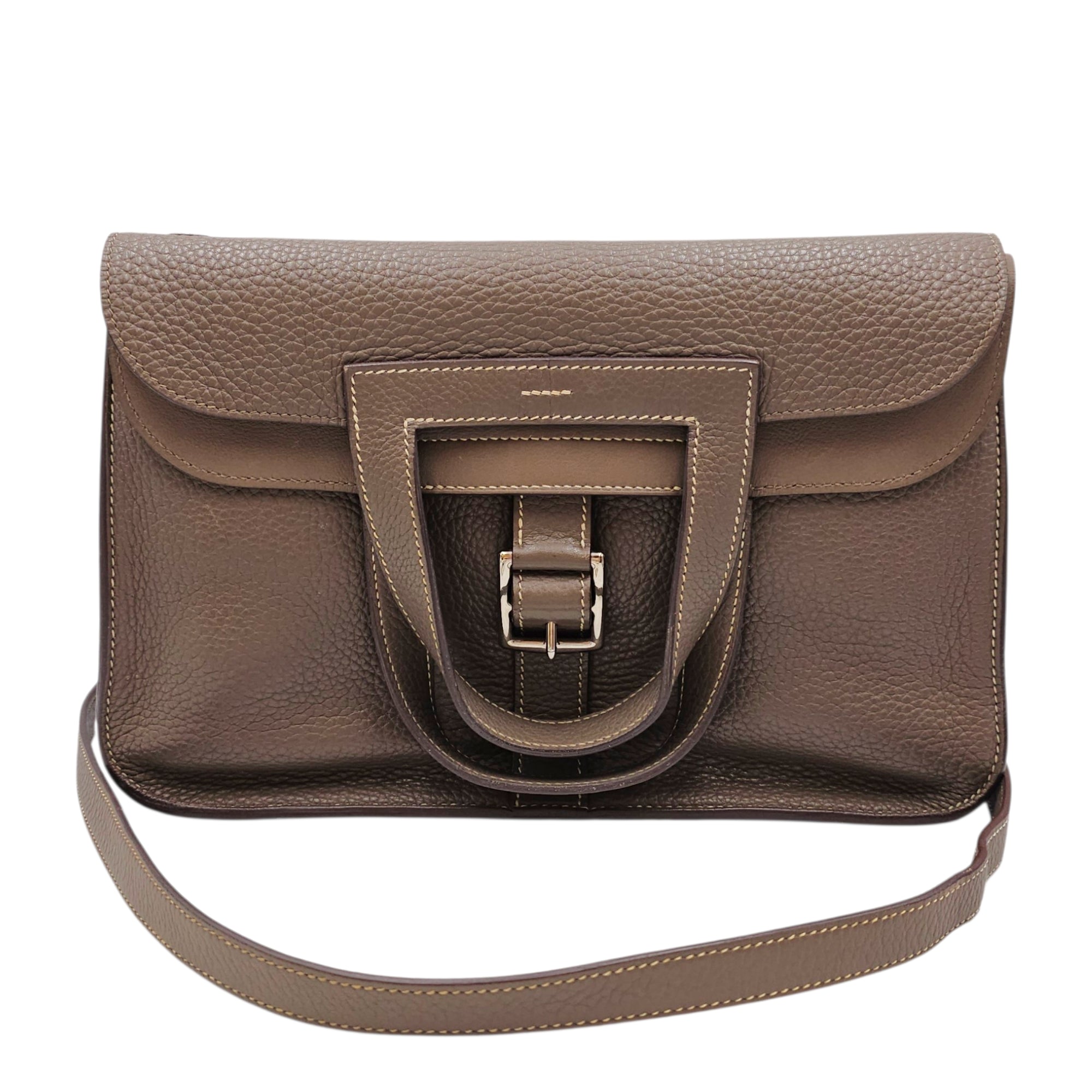 Halzan 31 Etoupe in Clemence Palladium hardware