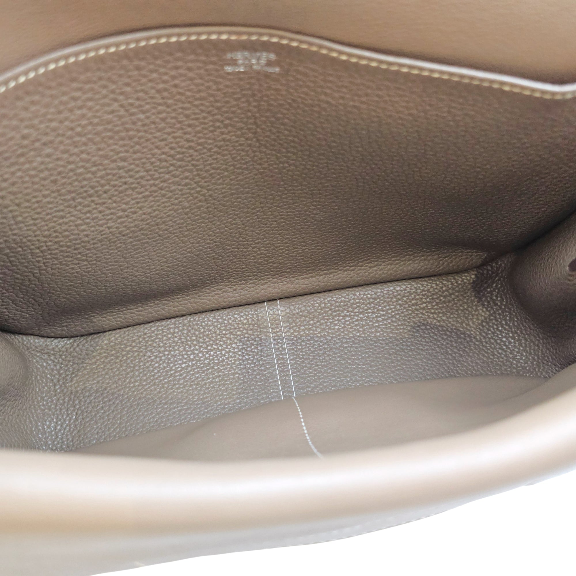 Halzan 31 Etoupe in Clemence Palladium hardware