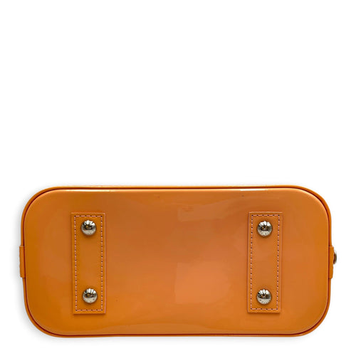 Alma Jungle Monogram Vernis BB Orange Crossbody Bag in Patent Leather Silver hardware CL2603-20516 5